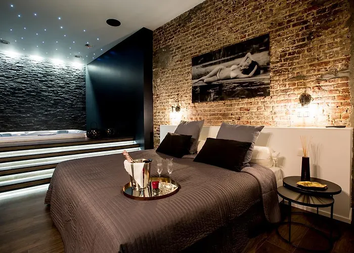 chambre avec jacuzzi sauna privatif
